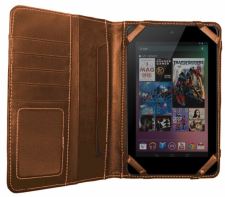 aNavitech Brown Leather Case