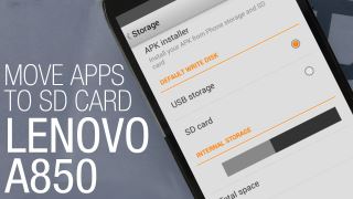 Tutorial: Lenovo A850 - how to free space and move apps to SD card